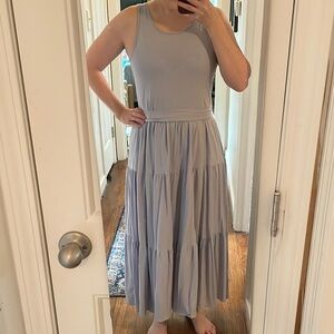 Periwinkle Blue J crew Sleeveless Maxi Dress